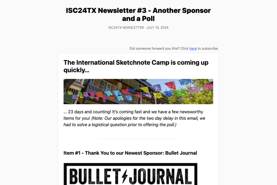 ISC24TX Newsletter 3